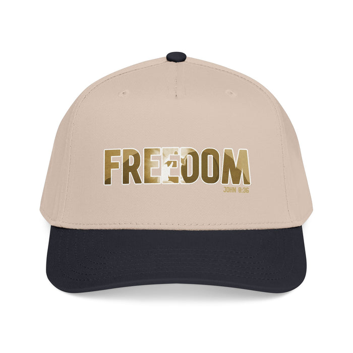Freedom Embroidered Baseball Cap — Vintage Distressed Military-Inspired Hat