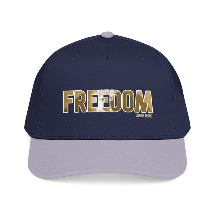 Freedom Embroidered Baseball Cap — Vintage Distressed Military-Inspired Hat