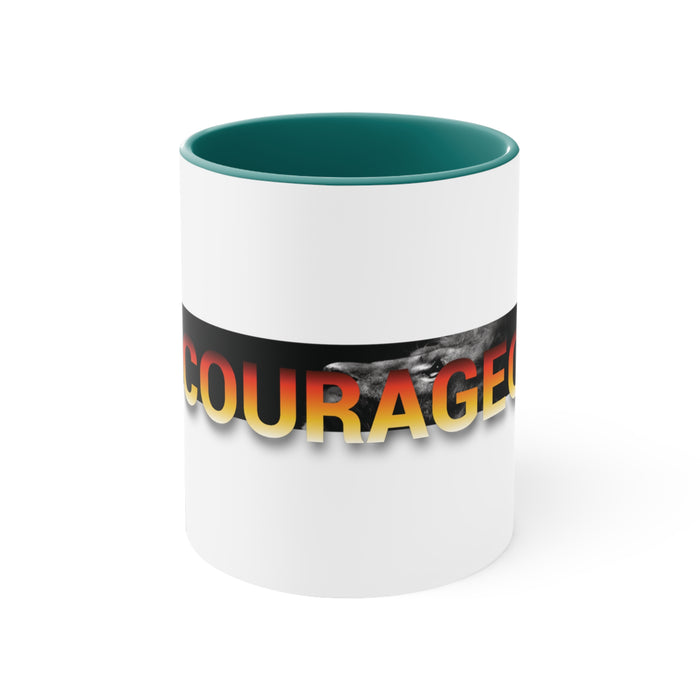 Be Courageous 11oz Accent Mug
