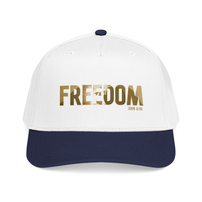 Freedom Embroidered Baseball Cap — Vintage Distressed Military-Inspired Hat