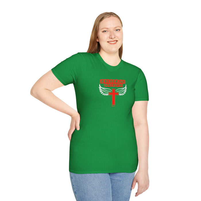 God Will Give His Angels Charge Over You Women’s Unisex Softstyle T-Shirt