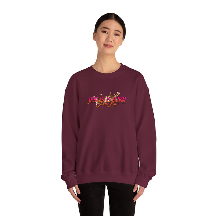 Jesus is Lord Over All Unisex Heavy Blend™ Crewneck Sweatshirt
