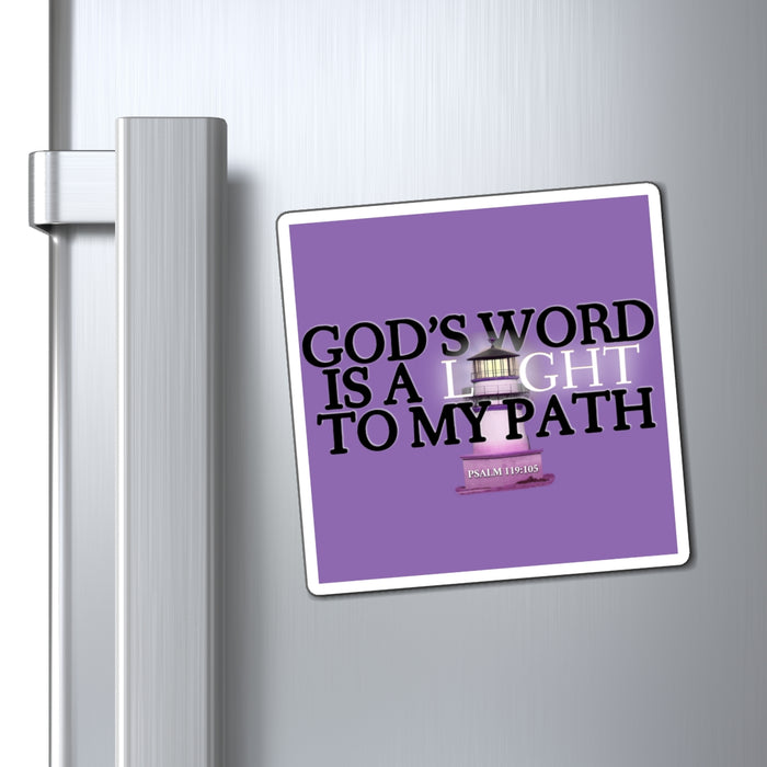 God’s Word is A Light For My Path Magnets