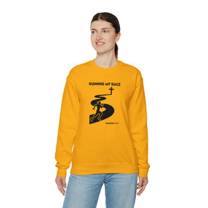 Running My Race Men’s Unisex Heavy Blend™ Crewneck Sweatshirt