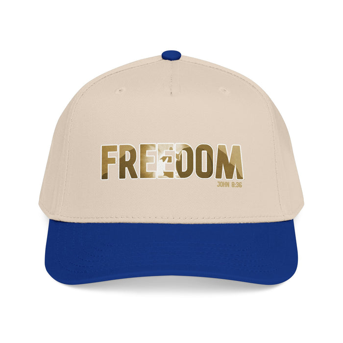 Freedom Embroidered Baseball Cap — Vintage Distressed Military-Inspired Hat