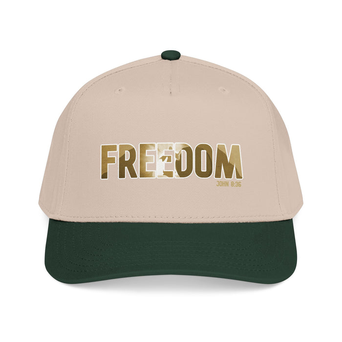 Freedom Embroidered Baseball Cap — Vintage Distressed Military-Inspired Hat