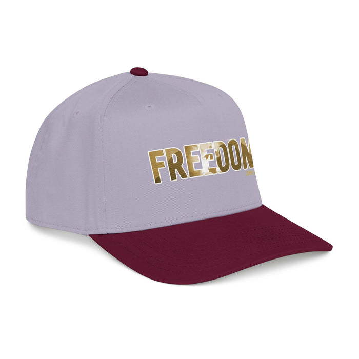 Freedom Embroidered Baseball Cap — Vintage Distressed Military-Inspired Hat