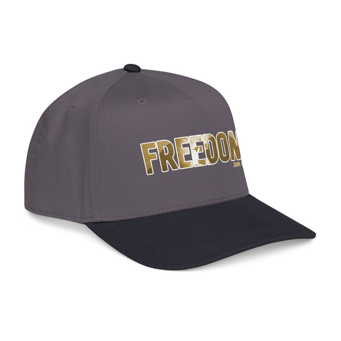 Freedom Embroidered Baseball Cap — Vintage Distressed Military-Inspired Hat