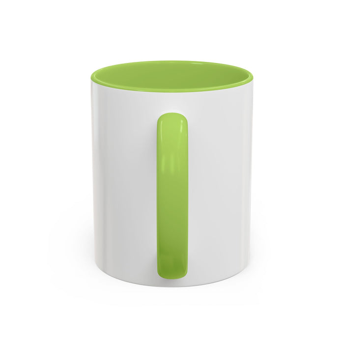 God Is Faithful Rainbow Accent Coffee Mug — Christian Scripture 2 Timothy 2:13