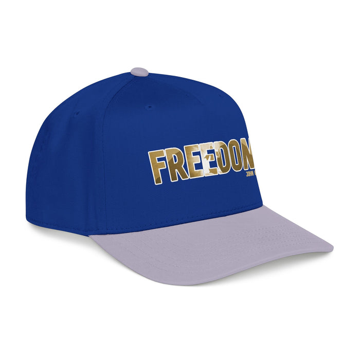 Freedom Embroidered Baseball Cap — Vintage Distressed Military-Inspired Hat