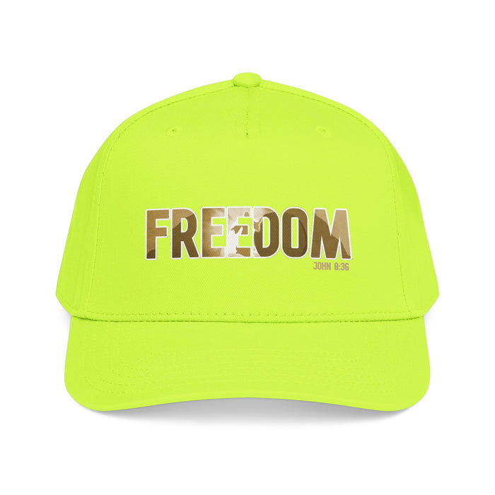 Freedom Embroidered Baseball Cap — Vintage Distressed Military-Inspired Hat
