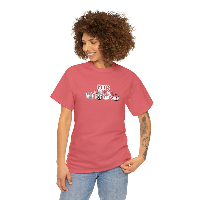 God’s Children are Not for Sale Women’s Unisex Heavy Cotton Tee