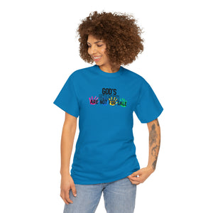 God’s Children are Not For Sale Unisex Heavy Cotton Tee