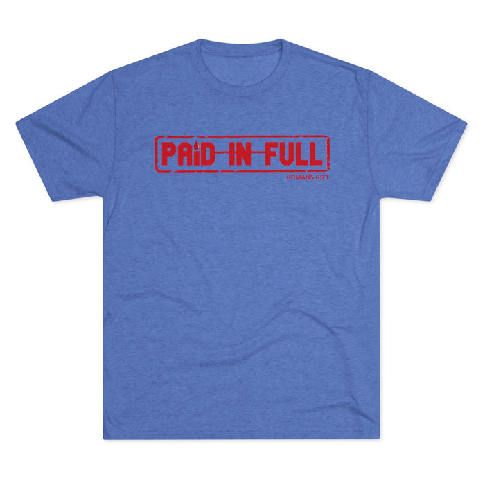 Paid In Full T‑Shirt — Christian Faith Romans 6:23 Tee