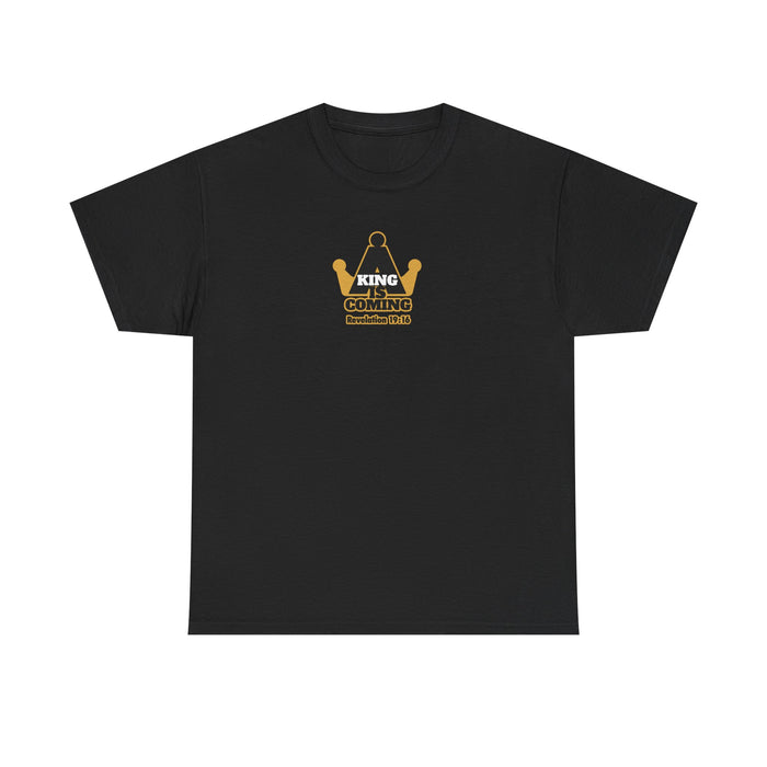 A King is Coming Men’s Unisex Heavy Cotton Tee