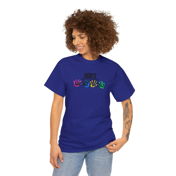 God’s Children are Not For Sale Unisex Heavy Cotton Tee