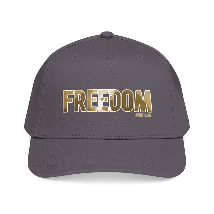 Freedom Embroidered Baseball Cap — Vintage Distressed Military-Inspired Hat