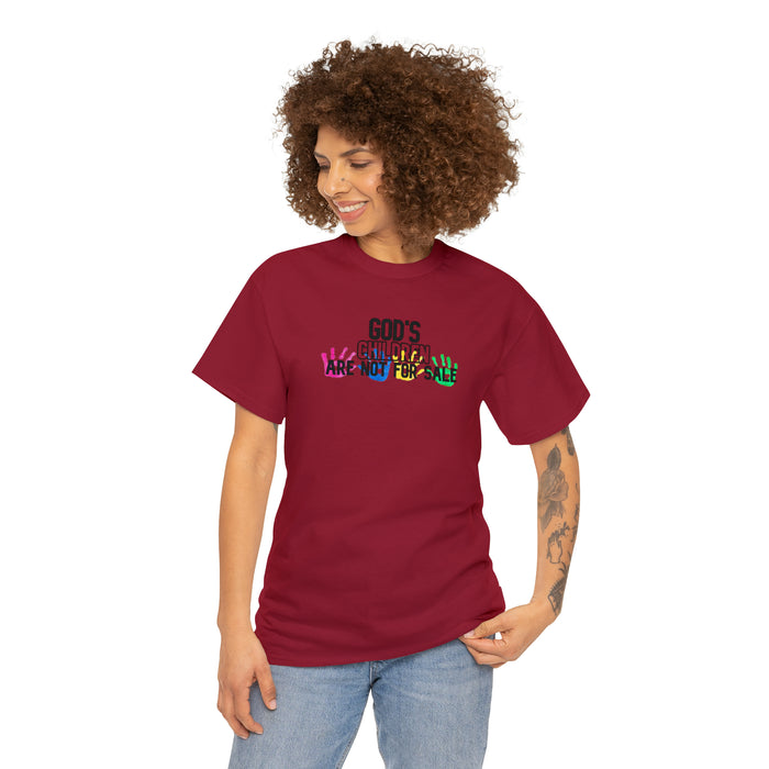 God’s Children are Not For Sale Unisex Heavy Cotton Tee