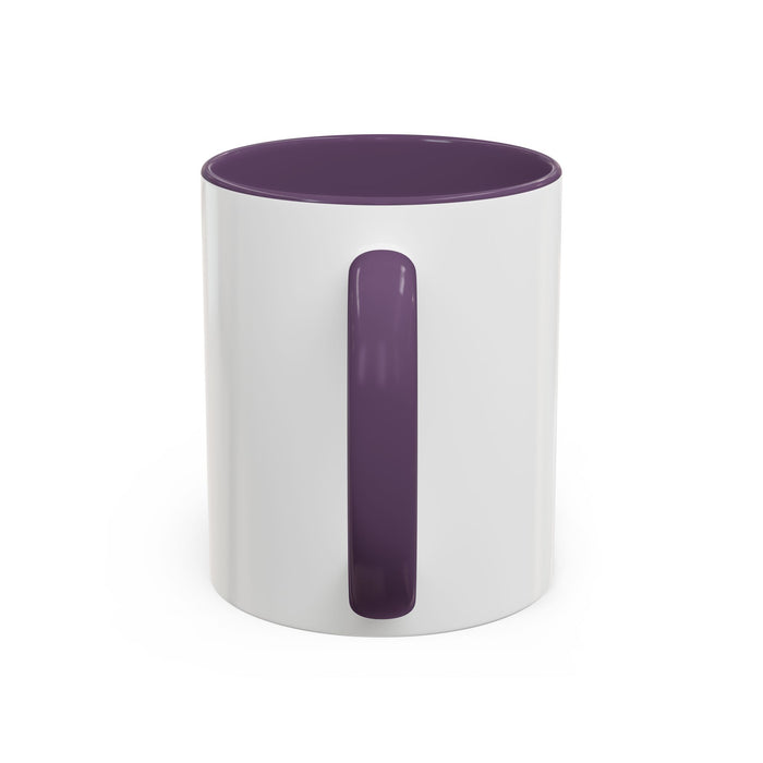 God Is Faithful Rainbow Accent Coffee Mug — Christian Scripture 2 Timothy 2:13
