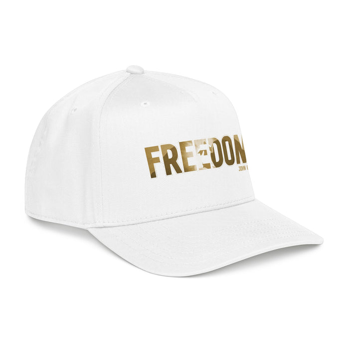 Freedom Embroidered Baseball Cap — Vintage Distressed Military-Inspired Hat