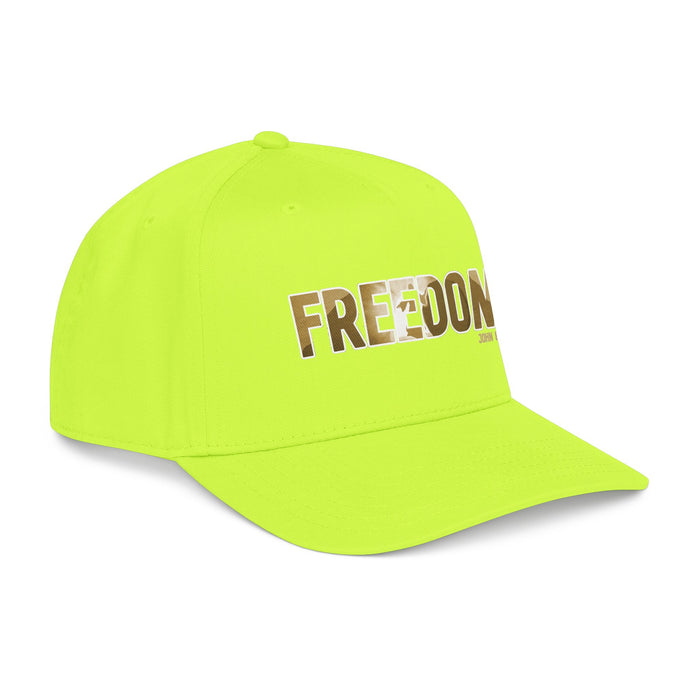Freedom Embroidered Baseball Cap — Vintage Distressed Military-Inspired Hat