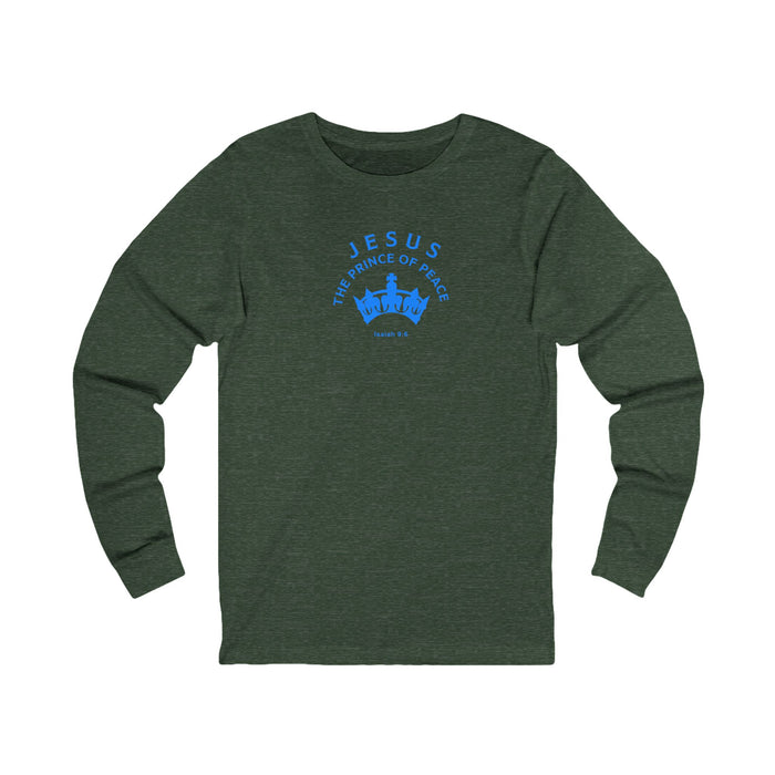 Jesus Prince of Peace Long Sleeve Tee — Faith Christian Shirt