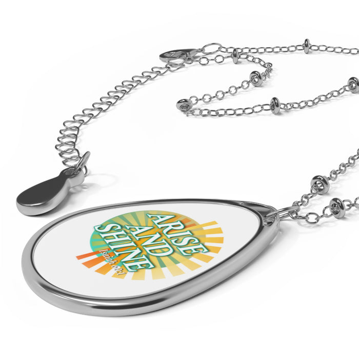 Arise and Shine Oval Necklace