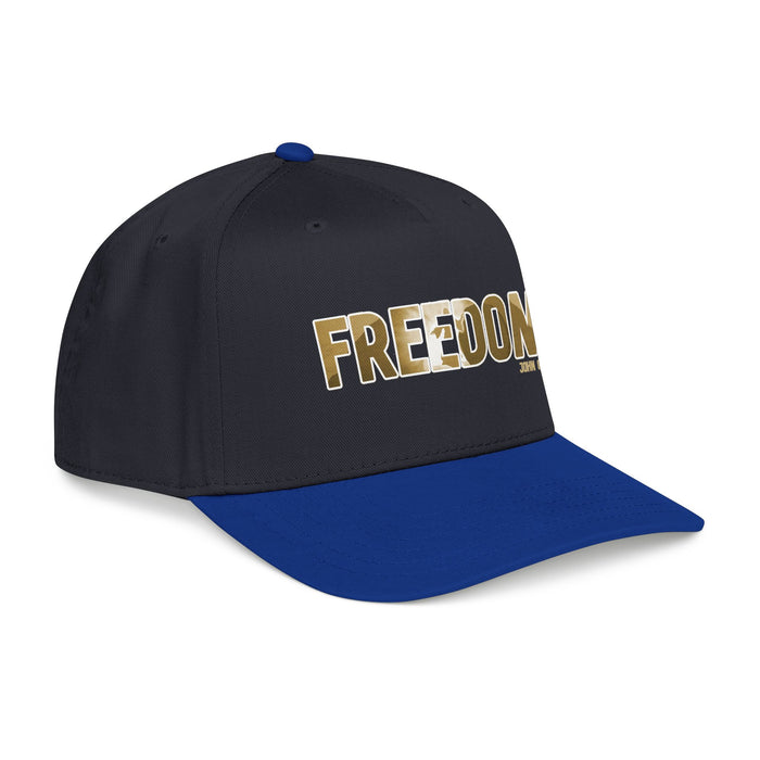 Freedom Embroidered Baseball Cap — Vintage Distressed Military-Inspired Hat