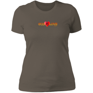 God is Love Ladies Boyfriend Tee