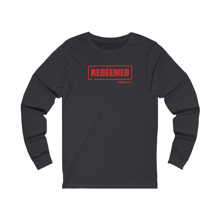 Redeemed Women’s Unisex Jersey Long Sleeve Tee