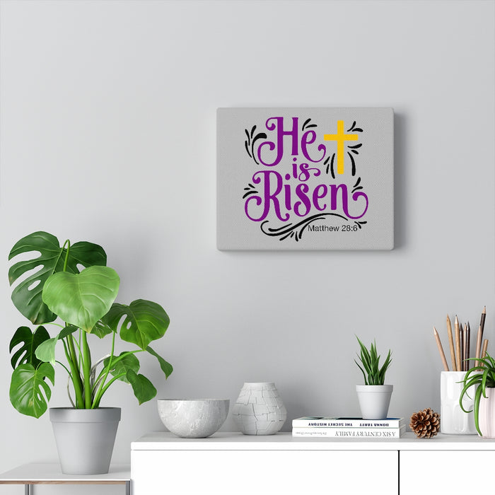 He is Risen Canvas Gallery Wraps
