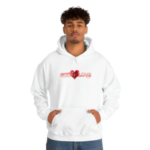 God is Love Men’s Unisex Heavy Blend™ Hooded Sweatshirt