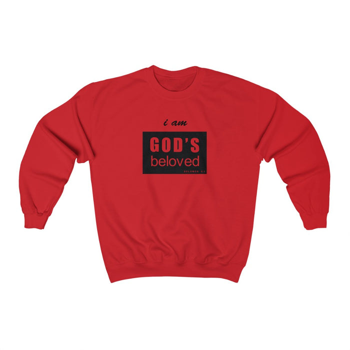 I am God’s Beloved Men’s Unisex Heavy Blend™ Crewneck Sweatshirt