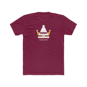 A King is Coming Men's Cotton Crew Tee