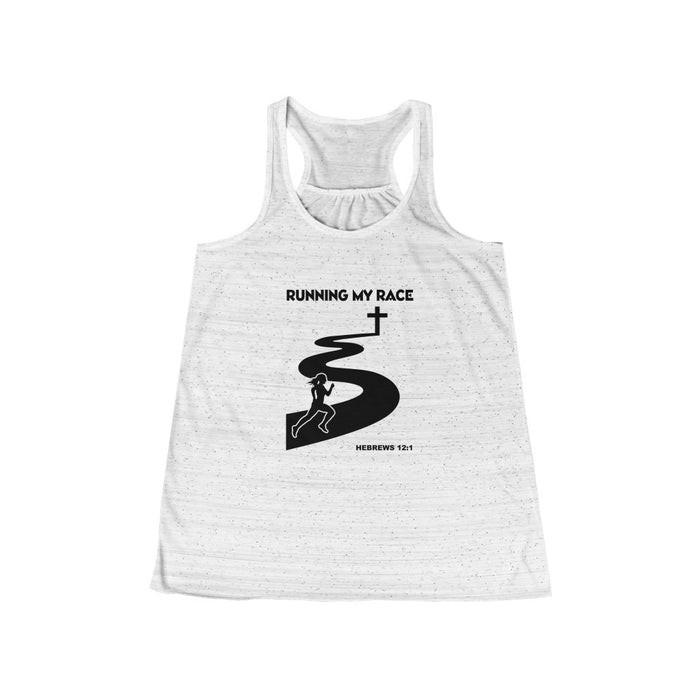 Running My Race Women's Flowy Racerback Tank