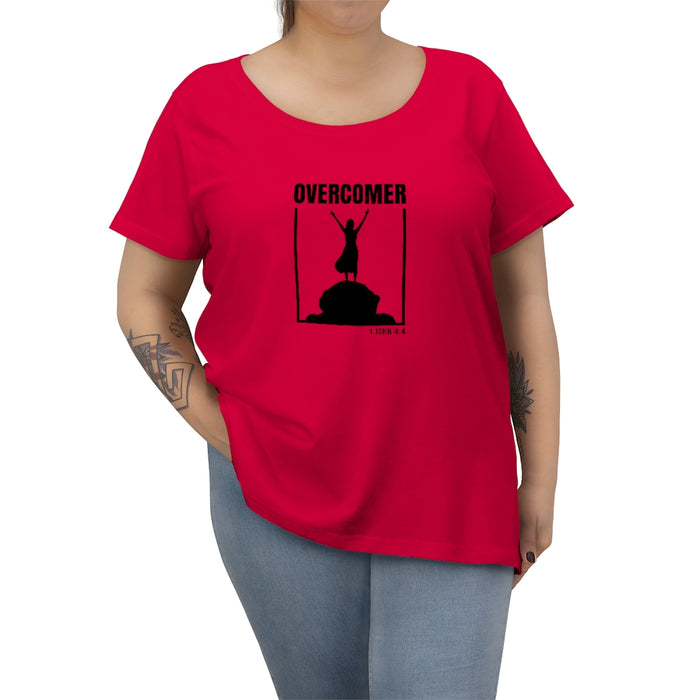 Overcomer Women's Curvy Tee