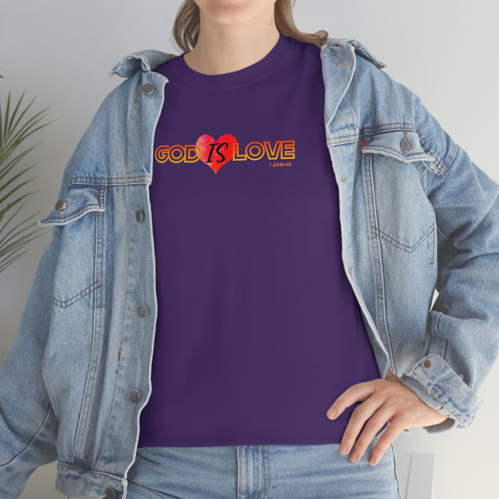 God is Love Women’s Unisex Heavy Cotton Tee