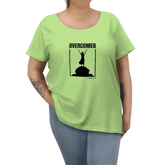 Overcomer Women's Curvy Tee