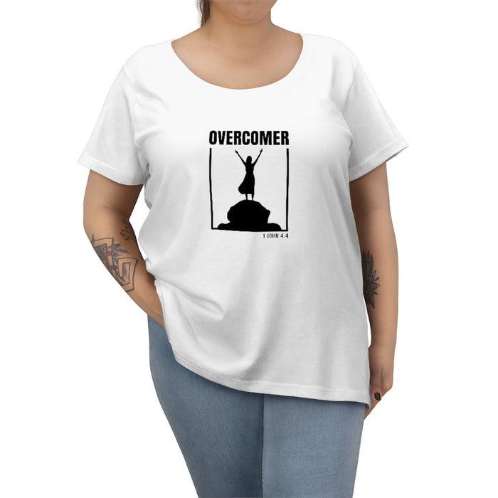 Overcomer Women's Curvy Tee