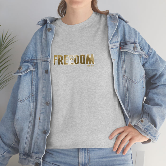 Freedom Men’s Unisex Heavy Cotton Tee