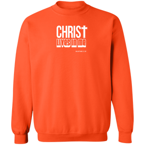 Christ Lives in Me Men’s Crewneck Sweatshirt