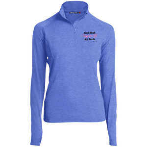 God Shall Supply All My Needs Women’s 1/2 Zip Performance Pullover