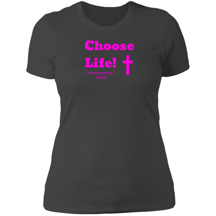 Choose Life 2.0 Ladies Boyfriend Tee Shirt