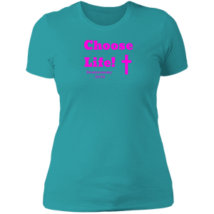 Choose Life 2.0 Ladies Boyfriend Tee Shirt