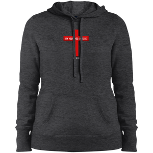 Fix Your Eyes on Jesus Ladies Pullover Hooded Sweatshirt