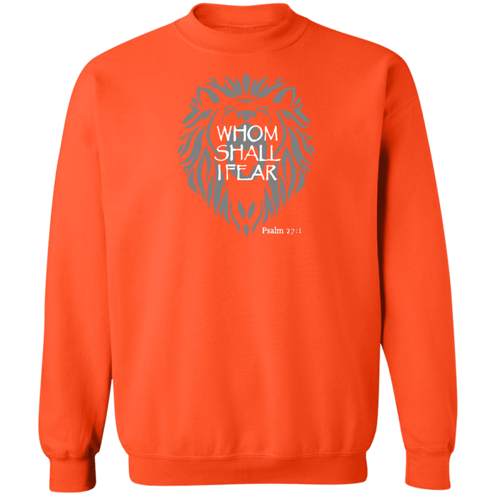 Whom Shall I Fear Men’s Crewneck Pullover Sweatshirt