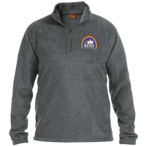 The King is Coming Men’s 1/4 Zip Fleece Pullover
