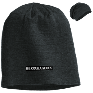 Be Courageous Unisex Slouch Beanie