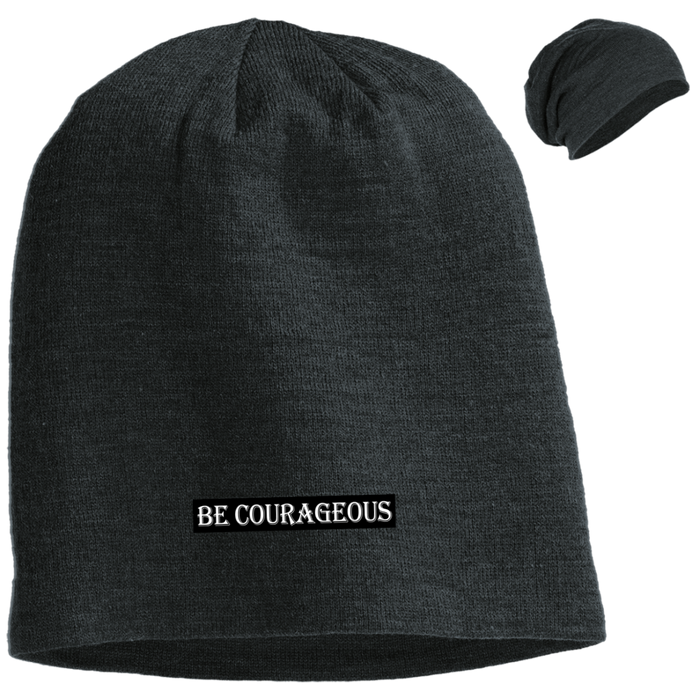 Be Courageous Unisex Slouch Beanie