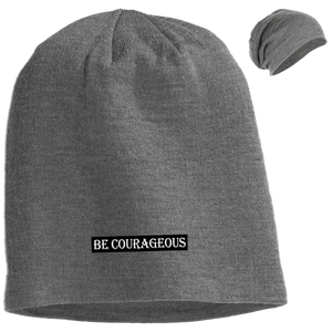 Be Courageous Unisex Slouch Beanie